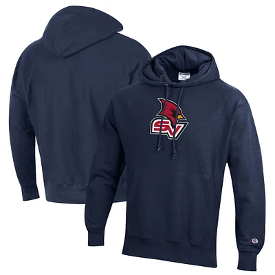 Men's Champion Navy Saginaw Valley State Cardinals Reverse Weave Pullover Hoodie