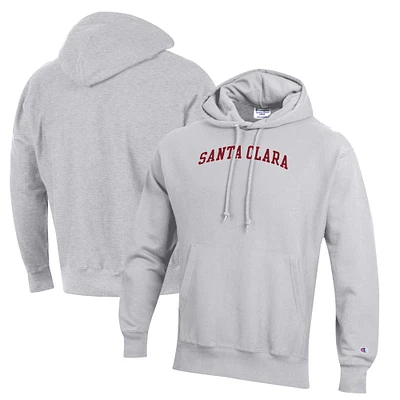 Men's Champion Gray Santa Clara Broncos Reverse Weave Pullover Hoodie
