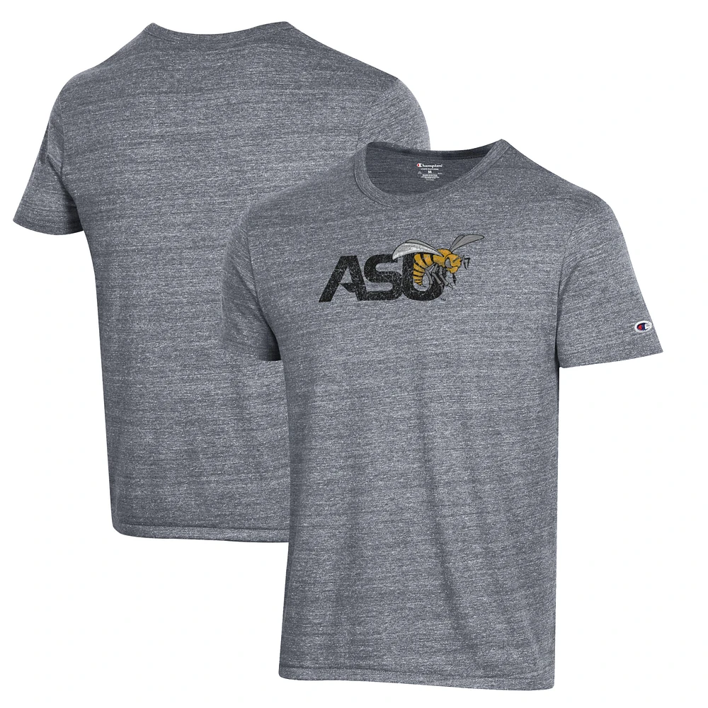 Men's Champion Gray Alabama State Hornets Ultimate Tri-Blend T-Shirt