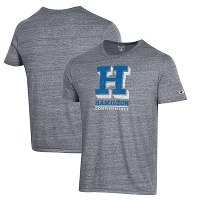 Men's Champion Gray Hamilton Continentals Ultimate Tri-Blend T-Shirt