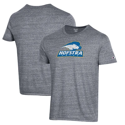 Men's Champion Gray Hofstra University Pride Ultimate Tri-Blend T-Shirt