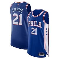 Men's Nike Joel Embiid Royal Philadelphia 76ers Authentic Jersey
