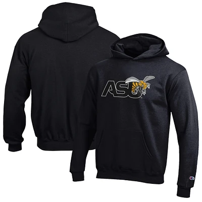 Youth Champion Black Alabama State Hornets Eco Powerblend Pullover Hoodie