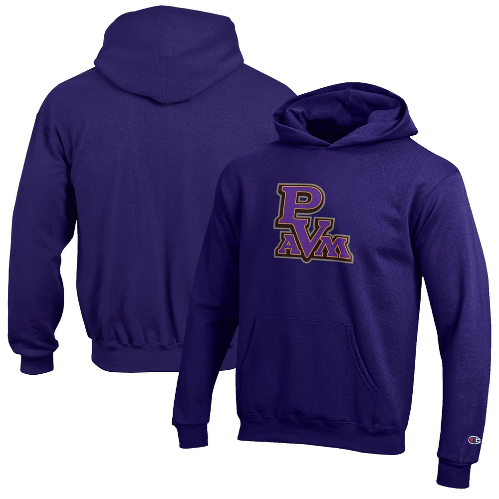 Youth Champion Purple Prairie View A&M Panthers Eco Powerblend Pullover Hoodie