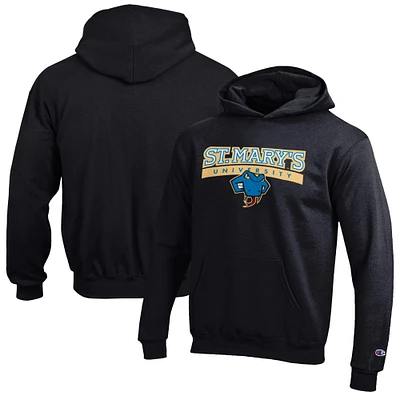 Youth Champion Black St. Mary's University Rattlers Eco Powerblend Pullover Hoodie