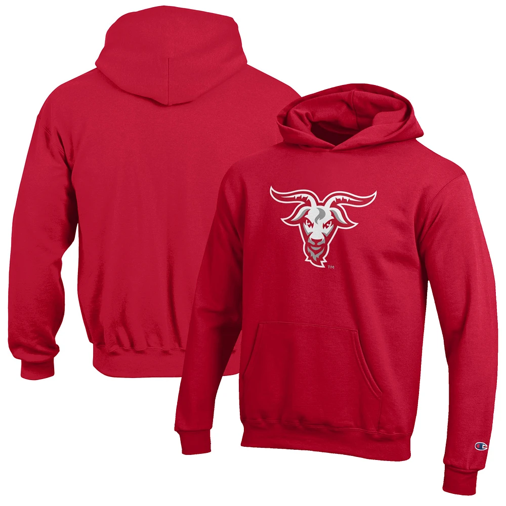 Youth Champion Red Worcester Polytechnic Institute Engineers Eco Powerblend Pullover Hoodie