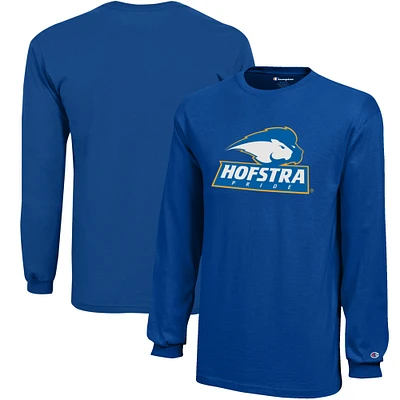 Youth Champion Blue Hofstra University Pride Jersey Long Sleeve T-Shirt