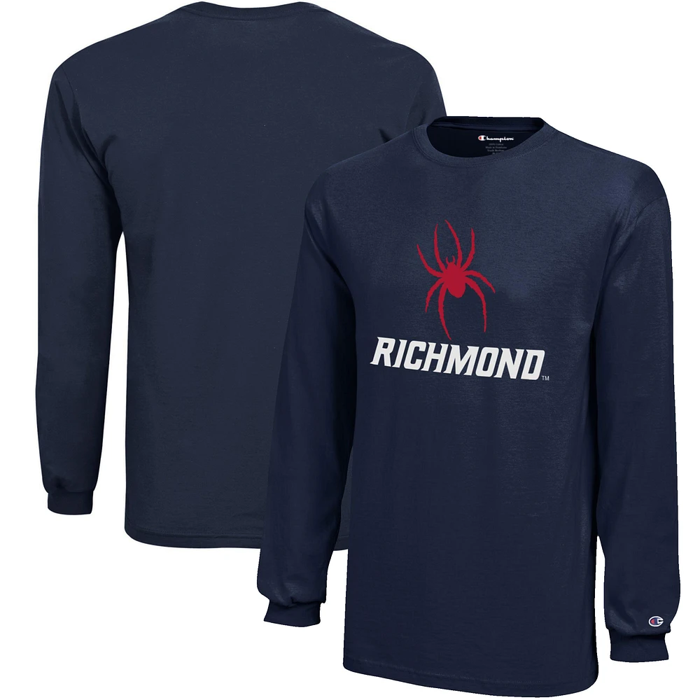 Youth Champion Navy Richmond Spiders Jersey Long Sleeve T-Shirt