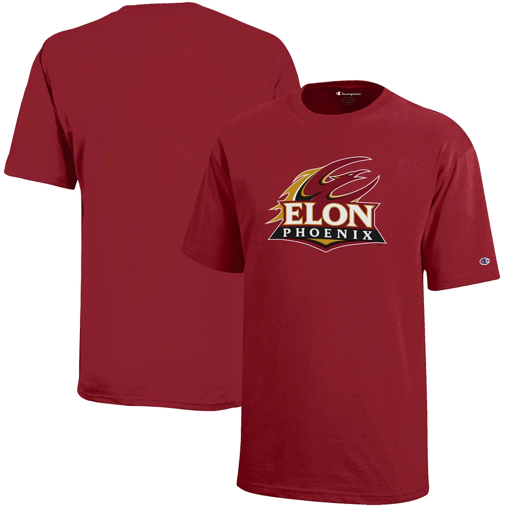 Youth Champion Maroon Elon Phoenix Jersey T-Shirt