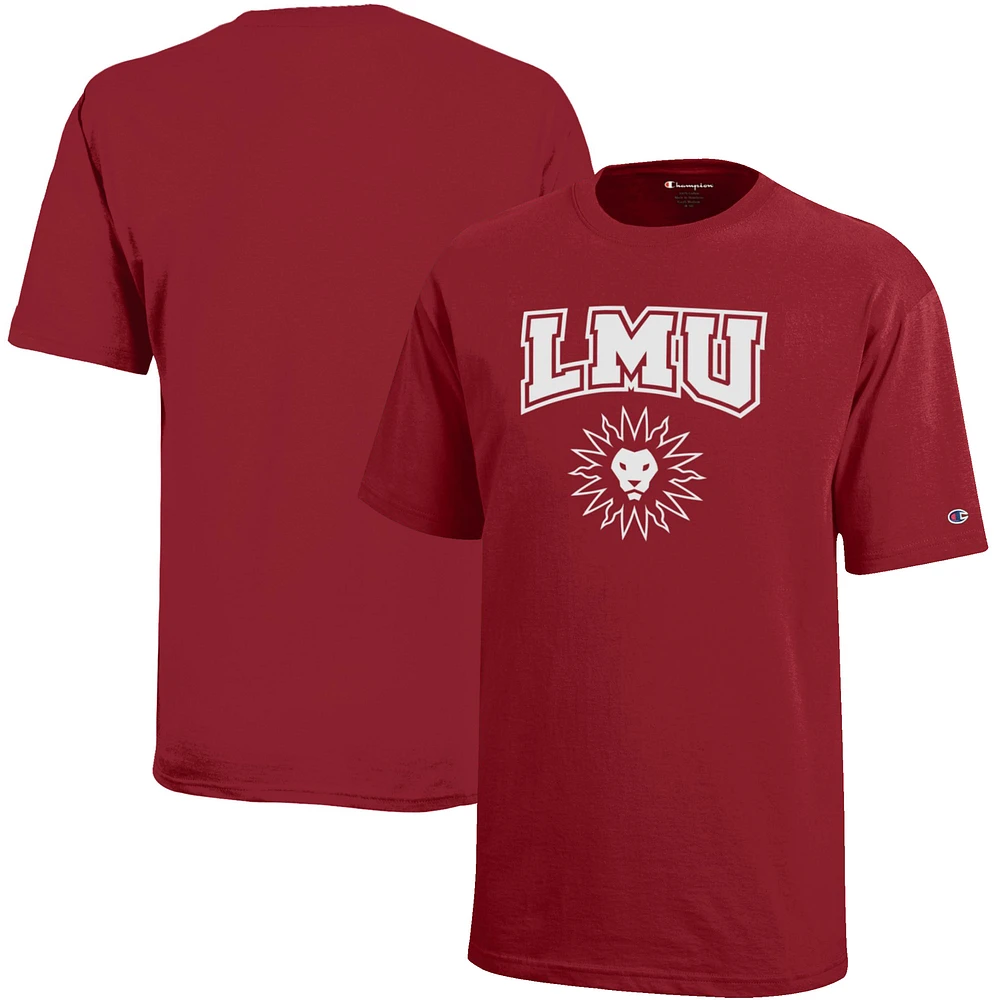 Youth Champion Crimson Loyola Marymount Lions Jersey T-Shirt