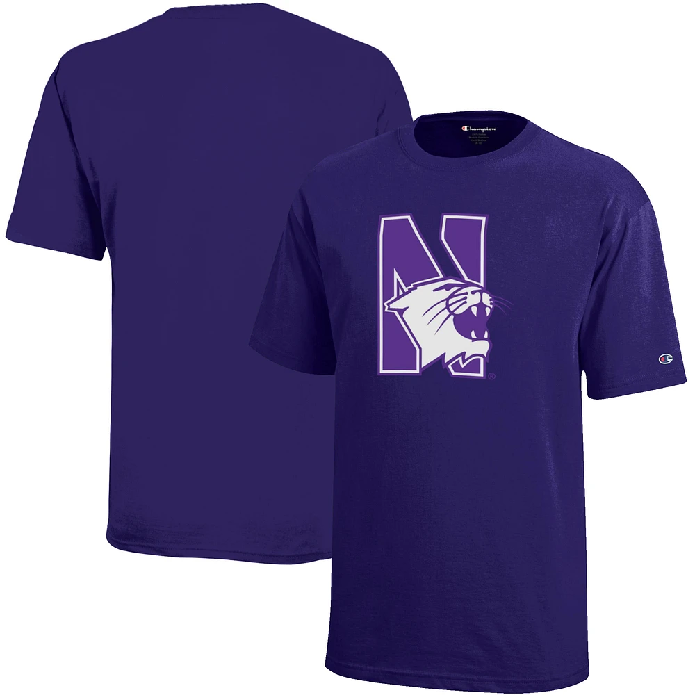 Youth Champion Purple Northwestern Wildcats Jersey T-Shirt