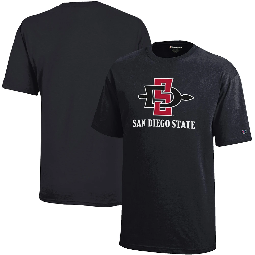 Youth Champion Black San Diego State Aztecs Jersey T-Shirt