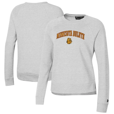 Women's Under Armour Gray Minnesota Duluth Bulldogs All Day Pullover Sweatshirt
