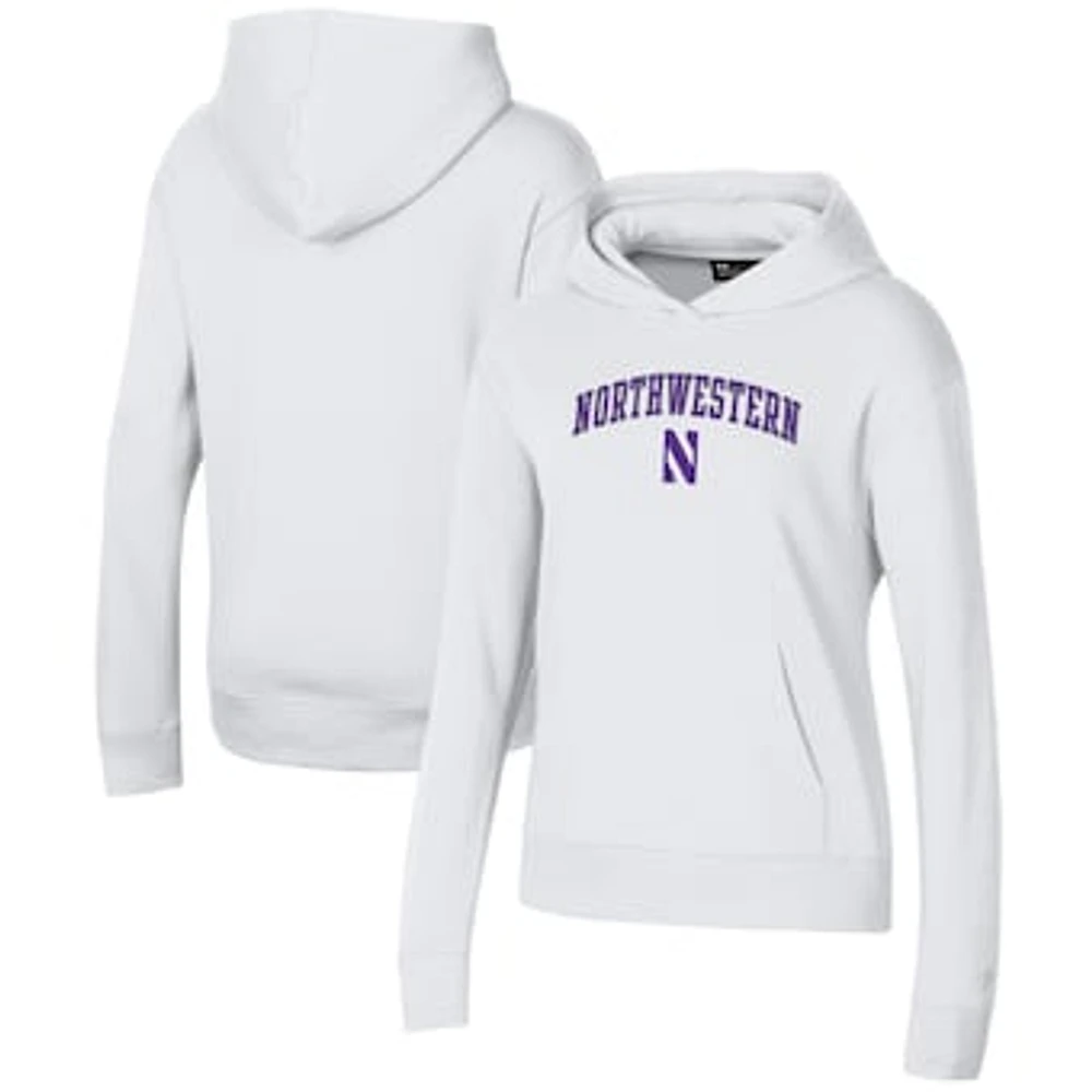 Women's Under Armour White Northwestern Wildcats All Day Pullover Hoodie