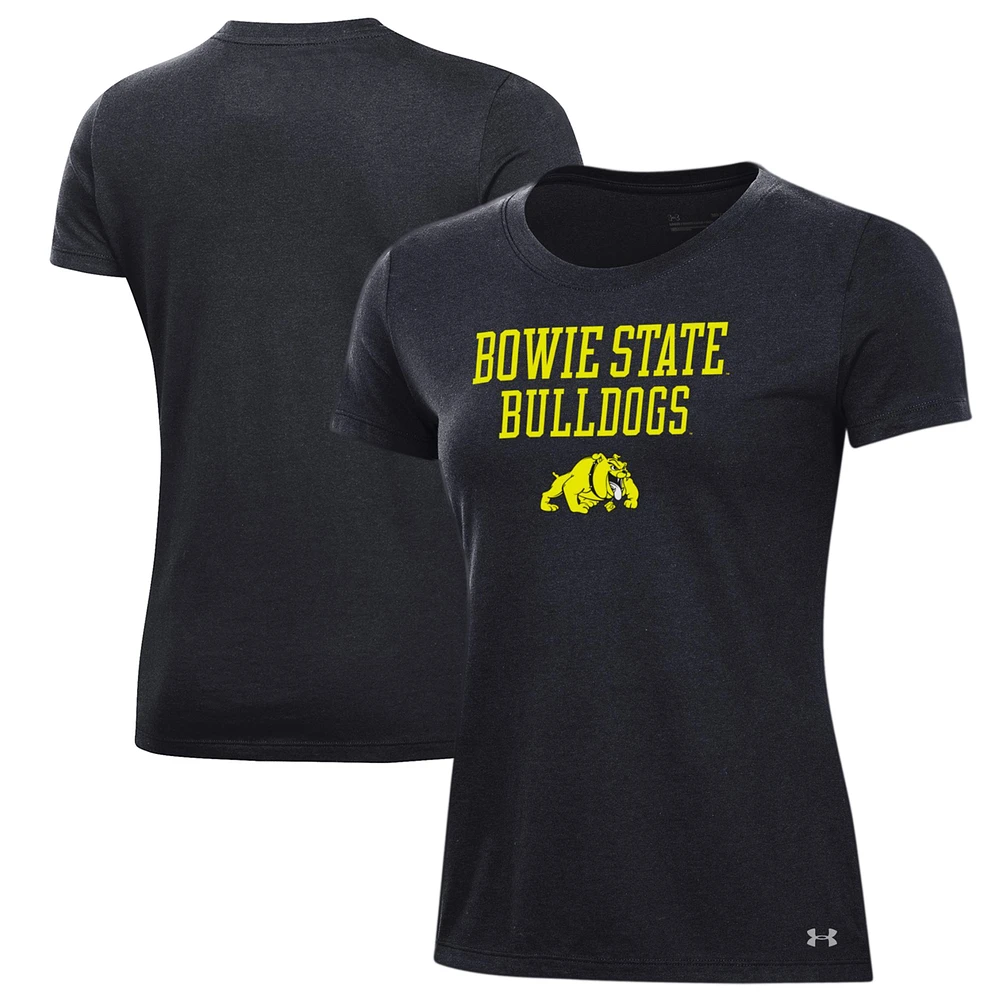 Women's Under Armour Black Bowie State Bulldogs Performance T-Shirt