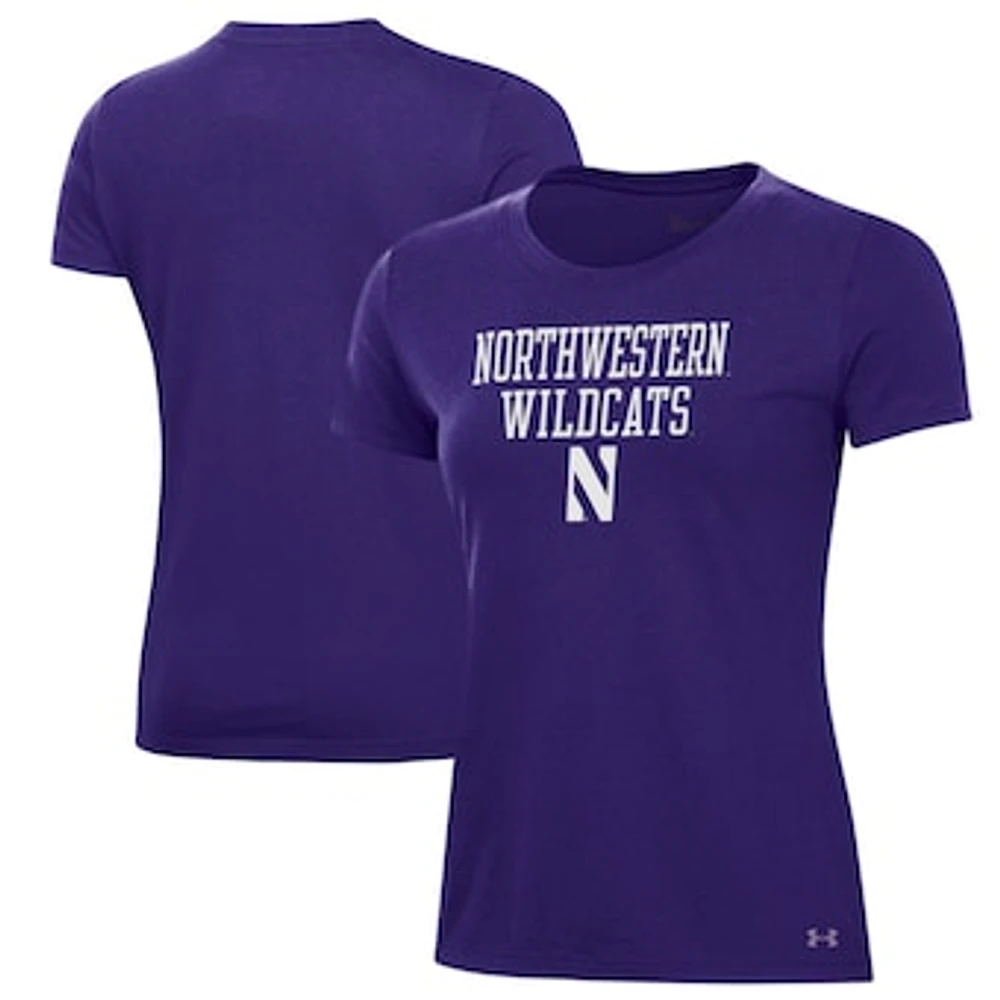 Women's Under Armour Purple Northwestern Wildcats Performance T-Shirt