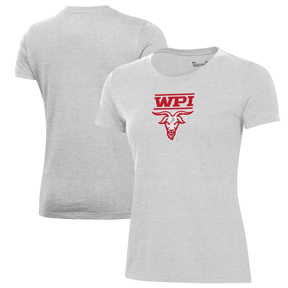 Women's Under Armour Gray Worcester Polytechnic Institute Engineers Performance T-Shirt