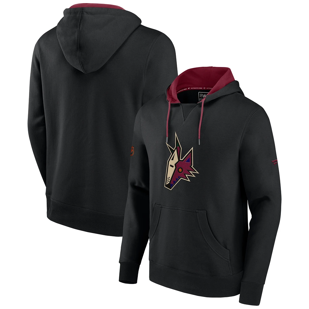 Men's Fanatics Black Arizona Coyotes Special Edition 2.0 Team Logo Pullover Hoodie