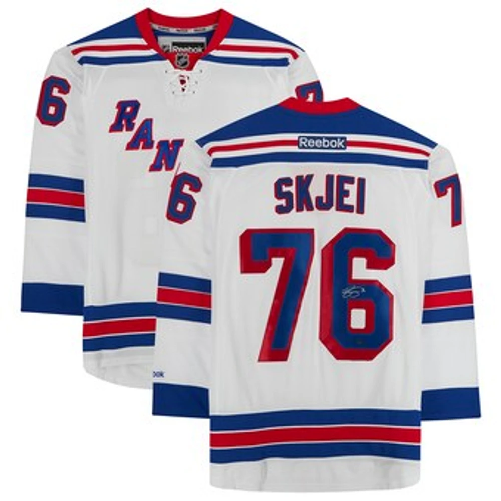 Brady Skjei New York Rangers Autographed Reebok White Premier Jersey
