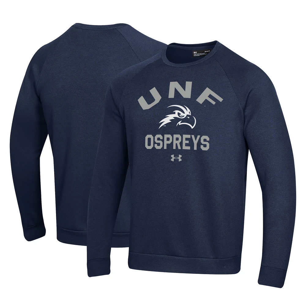 Men's Under Armour Navy UNF Ospreys All Day Fleece Pullover Sweatshirt