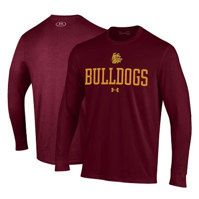 Men's Under Armour Maroon Minnesota Duluth Bulldogs Performance Long Sleeve T-Shirt