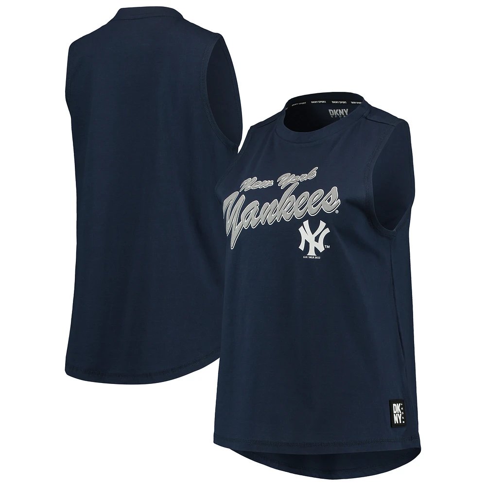 Women's DKNY Sport Navy New York Yankees Marcie Tank Top