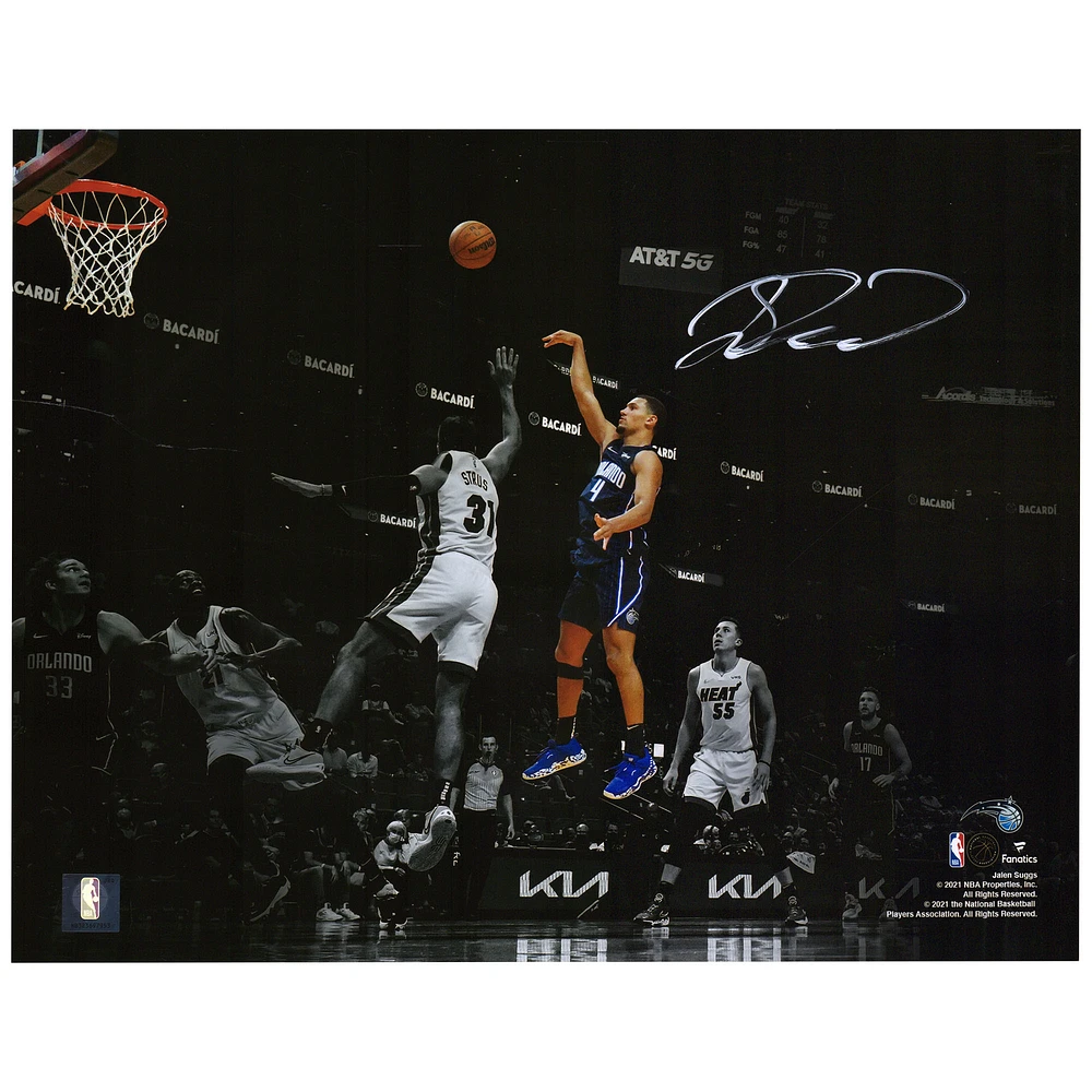 Jalen Suggs Orlando Magic Autographed 11'' x 14'' Floater Spotlight Photograph