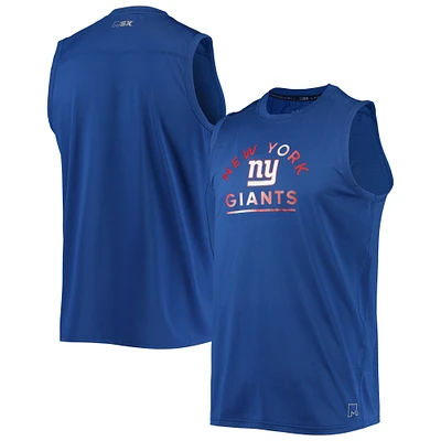 Men's MSX by Michael Strahan Royal New York Giants Rebound Tank Top