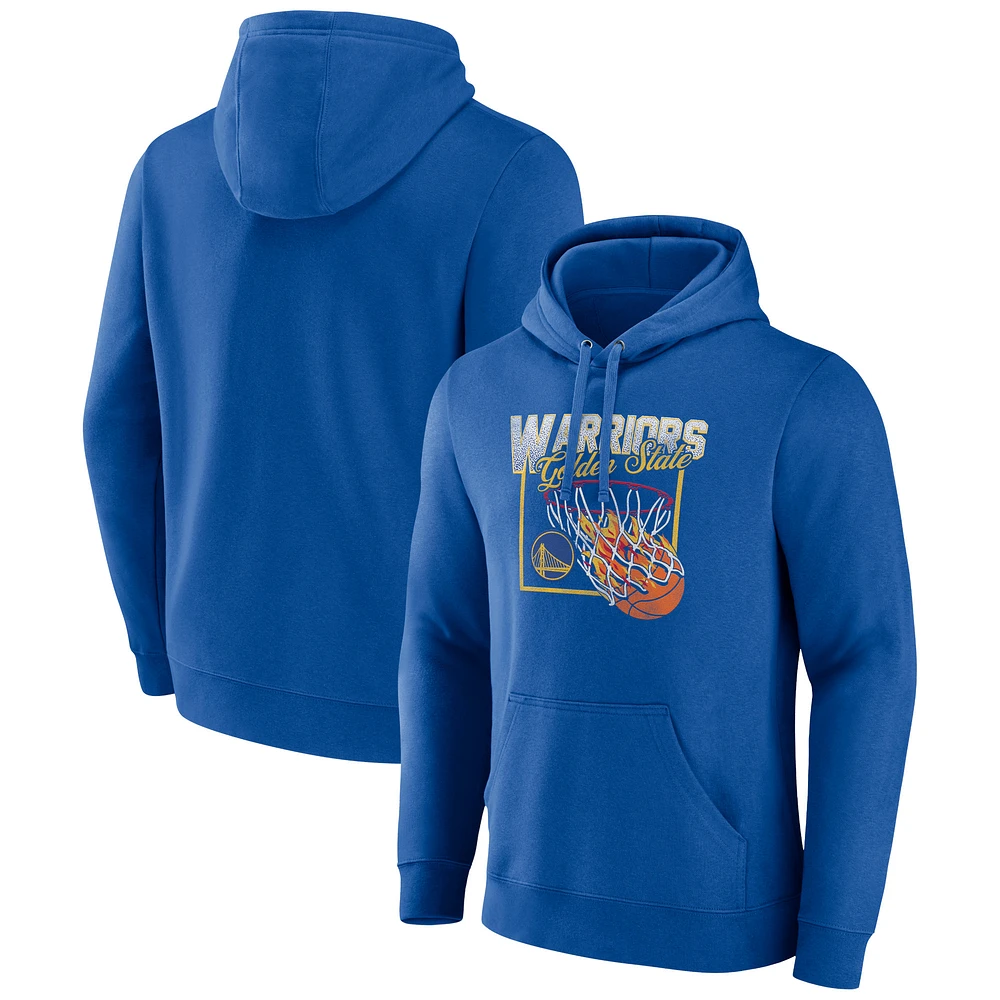 Men's Royal Golden State Warriors Alley Oop Pullover Hoodie