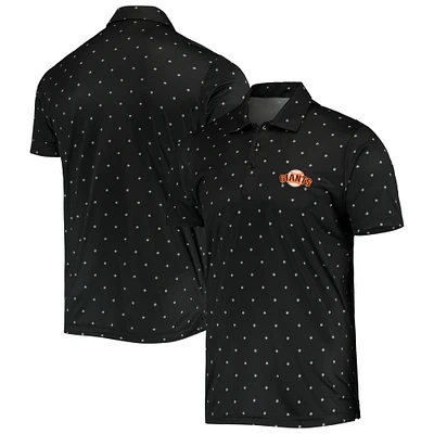 Men's Antigua Black San Francisco Giants Major Polo