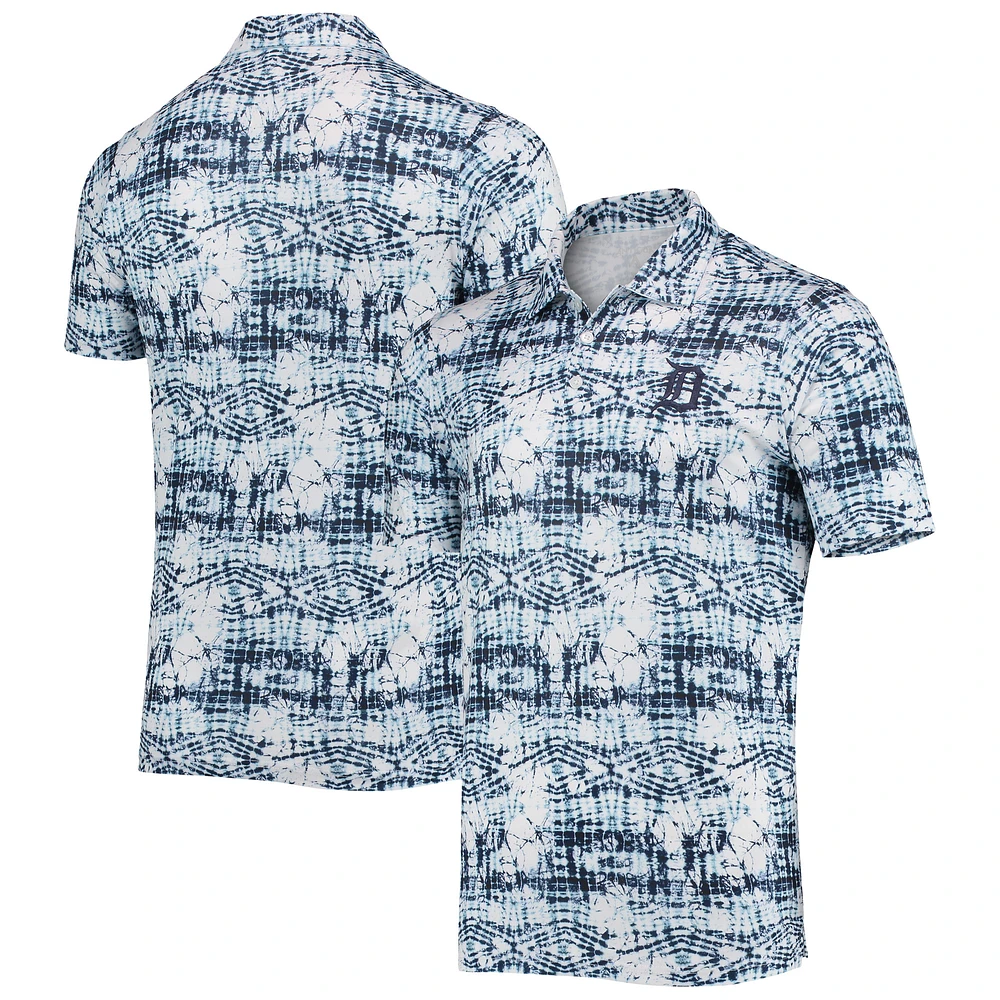 Men's Antigua Navy Detroit Tigers Vivid Polo