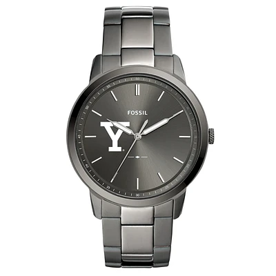 Fossil Yale Bulldogs The Minimalist Three-Hand Smoke Watch