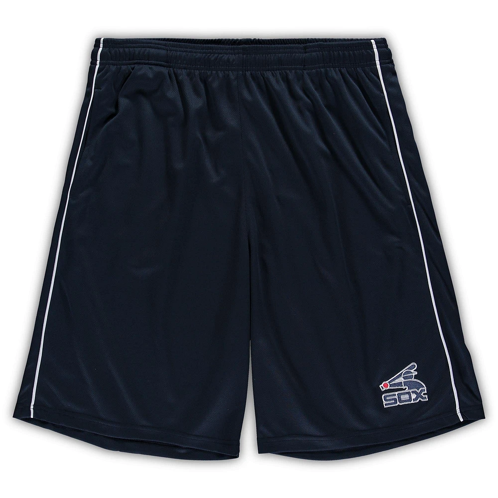 Men's Profile Navy Chicago White Sox Big & Tall Mesh Shorts
