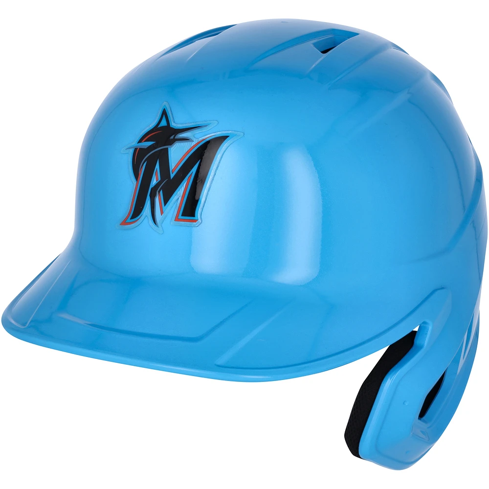 Miami Marlins Fanatics Exclusive Chrome Alternate Rawlings Replica Batting Helmet