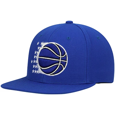 Men's Mitchell & Ness Blue Orlando Magic Hardwood Classics Team Ground 2.0 Snapback Hat