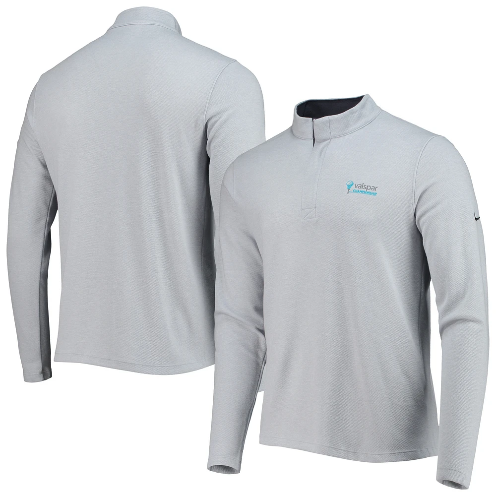 Men's Nike Gray Valspar Championship Victory Performance Half-Zip Pullover Top