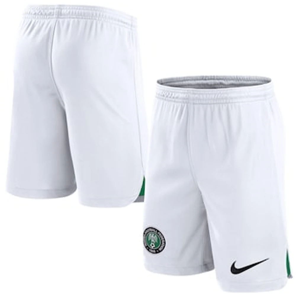 Men's Nike White Nigeria National Team Away Performance Stadium Shorts