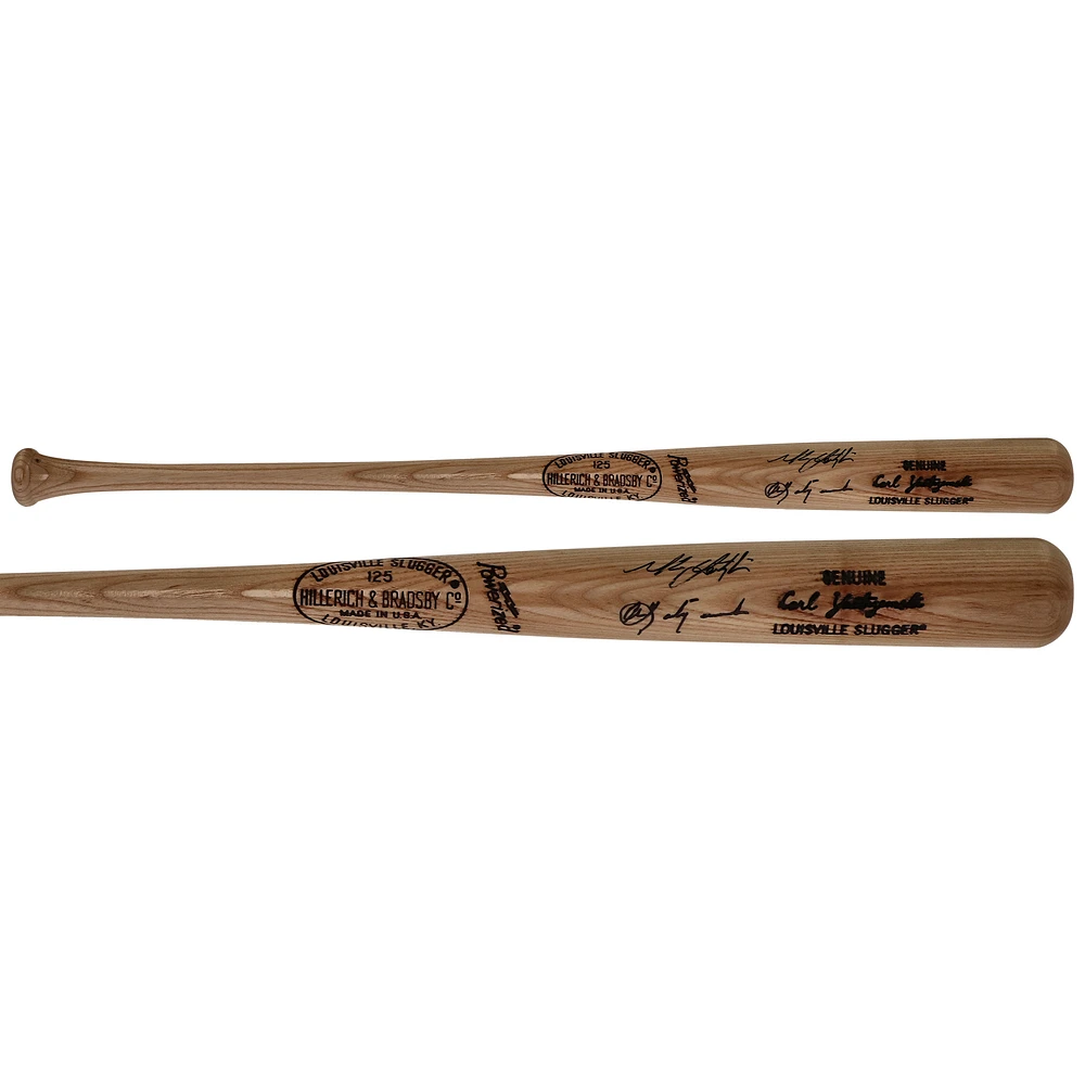 Carl Yastrzemski and Mike Yastrzemski Multi-Signed Louisville Slugger Game Model Bat