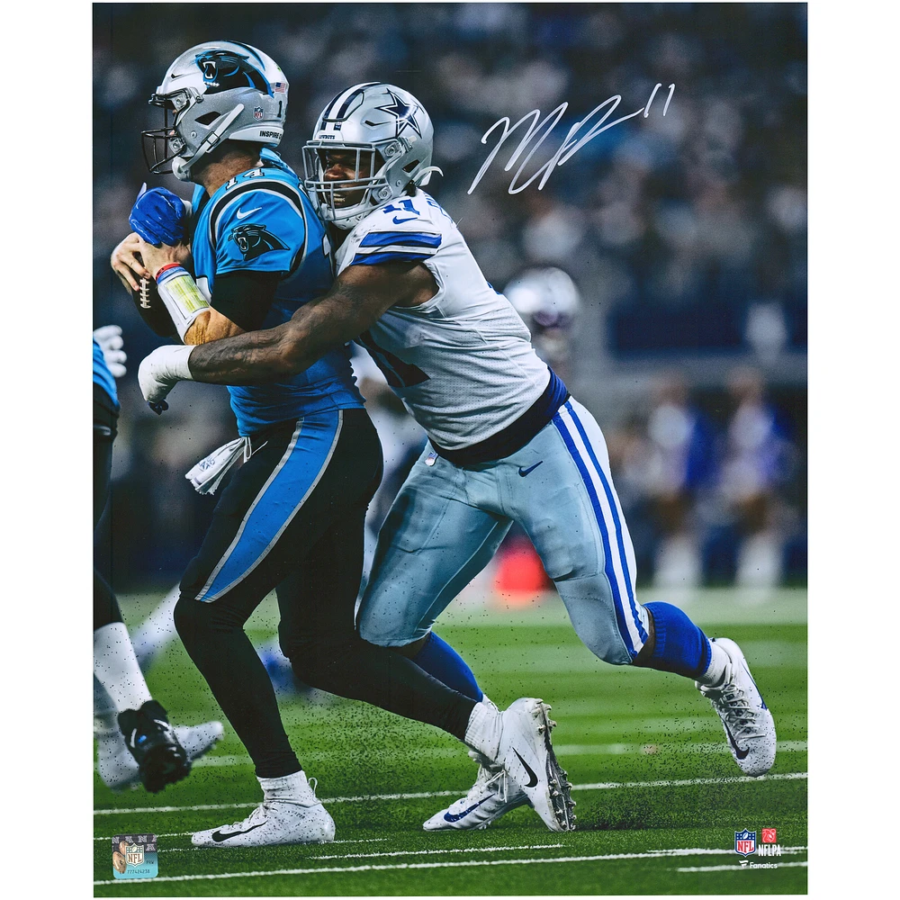 Micah Parsons Dallas Cowboys Autographed 16" x 20" Sack Photograph