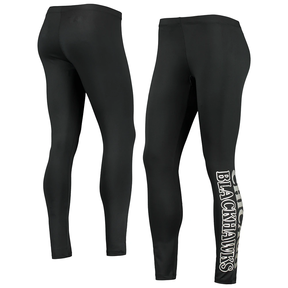 Women's G-III Sports by Carl Banks Black Chicago Blackhawks Stadium Leggings