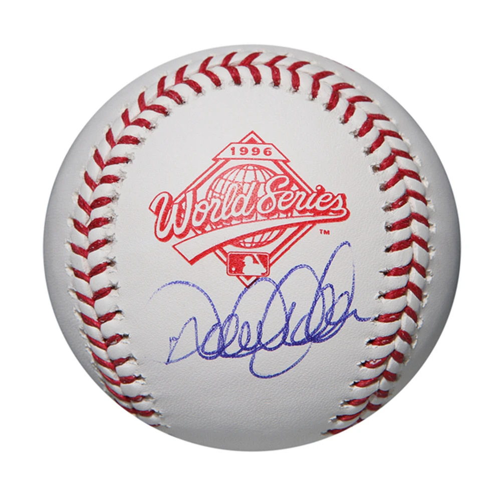 Derek Jeter New York Yankees Autographed Rawlings World Series Logo Baseball