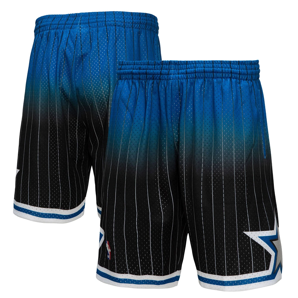 Men's Mitchell & Ness Royal/Black Orlando Magic 1994/95 Hardwood Classics Fadeaway Reload 3.0 Swingman Shorts