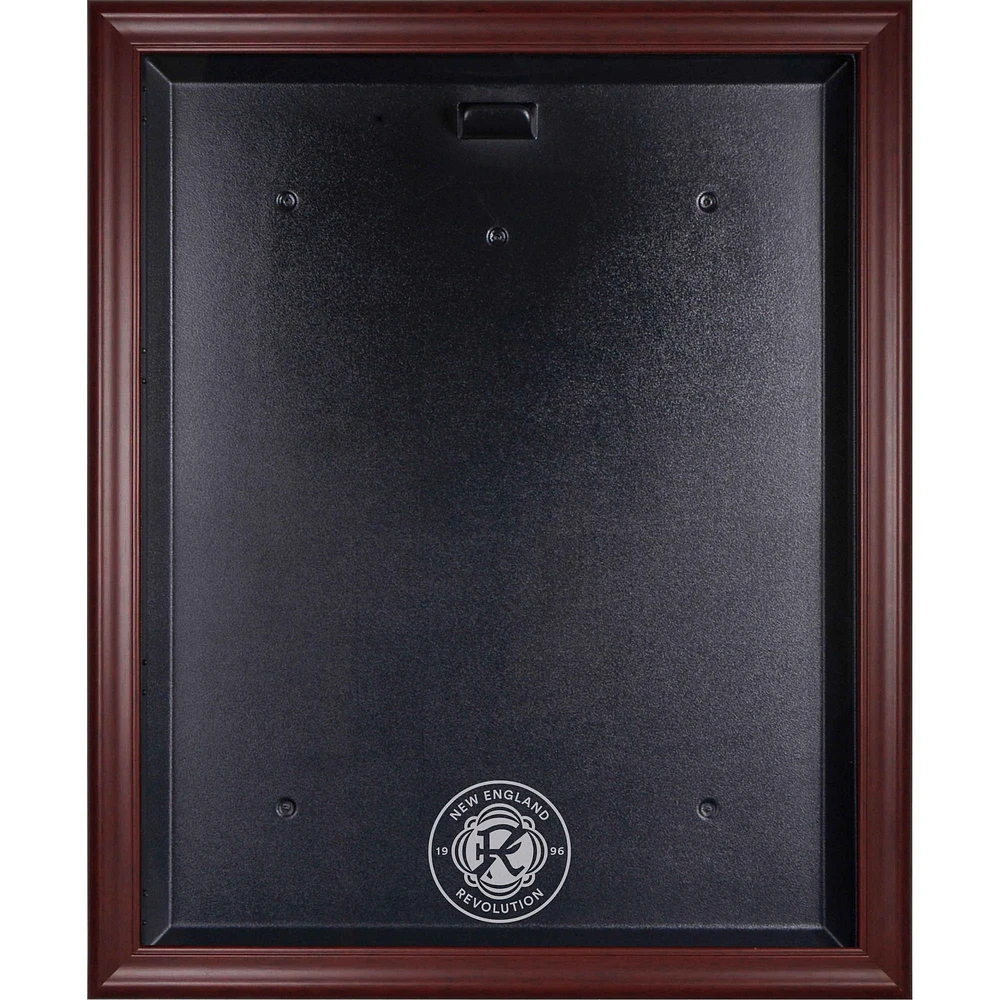 New England Revolution Mahogany Framed Team Crest Jersey Display Case