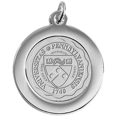 Silver Pennsylvania Quakers Pendant