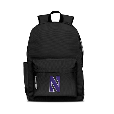 Black Northwestern Wildcats Campus Laptop Backpack