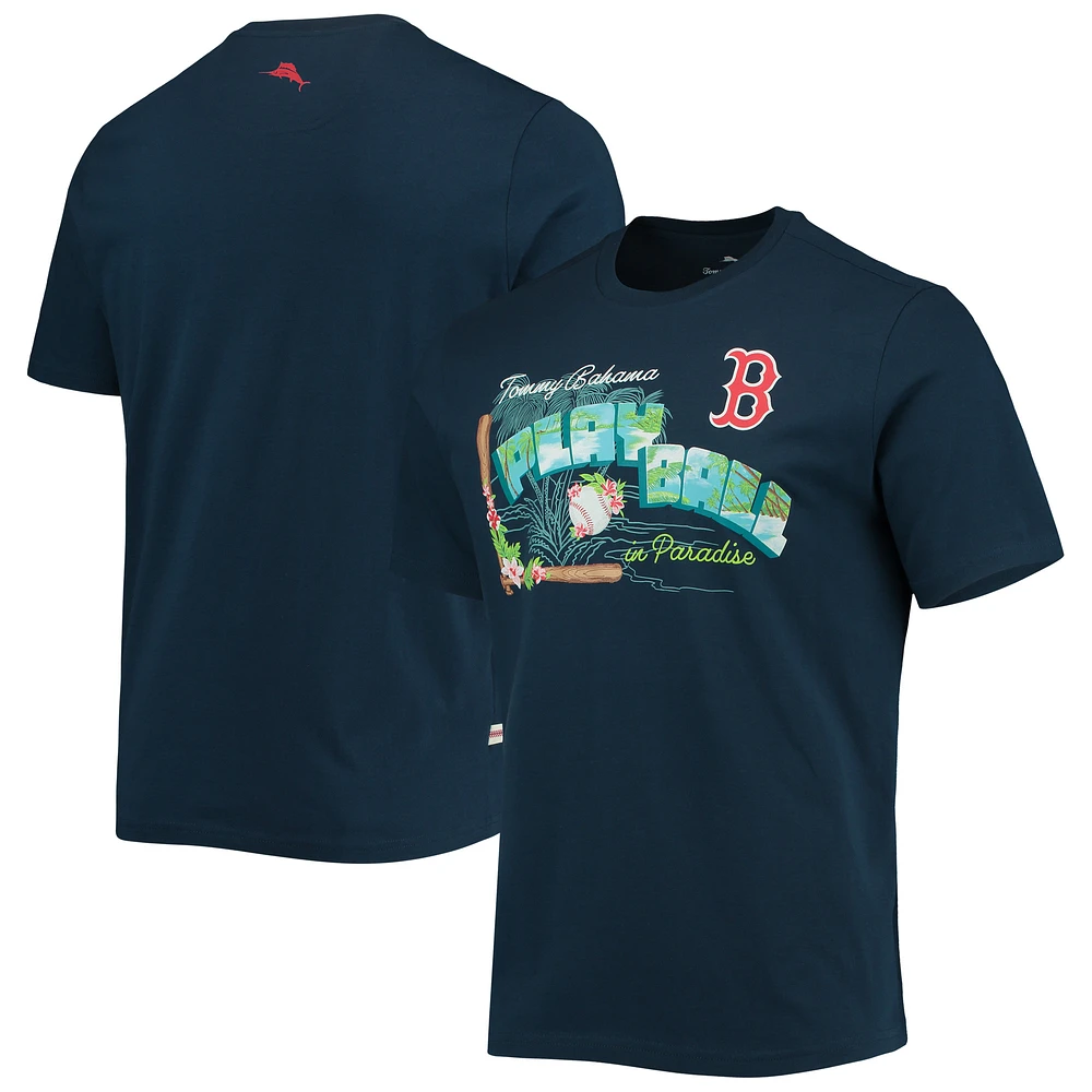 Men's Tommy Bahama Navy Boston Red Sox Play Ball T-Shirt