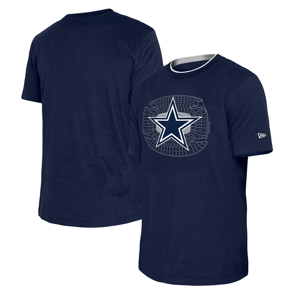 Men's New Era Navy Dallas Cowboys Stadium T-Shirt