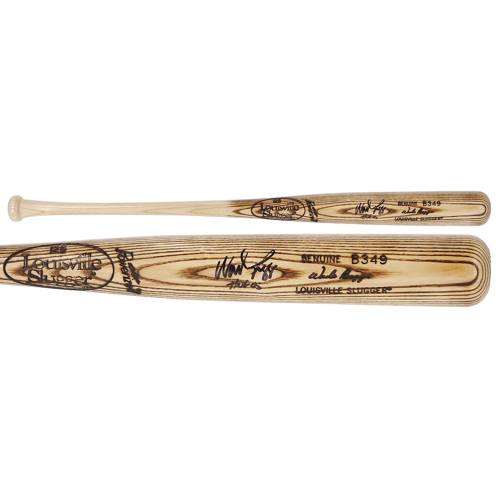 Wade Boggs Boston Red Sox Autographed Blonde Louisville Slugger Bat with "HOF 2005" Inscription