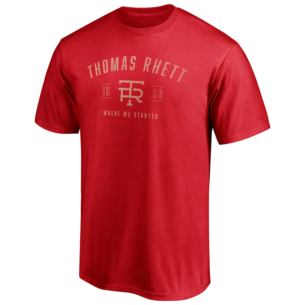 Unisex Thomas Rhett x Fanatics Exclusive Red Where We Started Logo T-Shirt