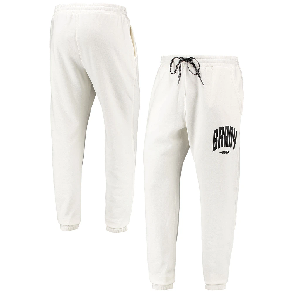 Men's BRADY White Varsity Fleece Pants